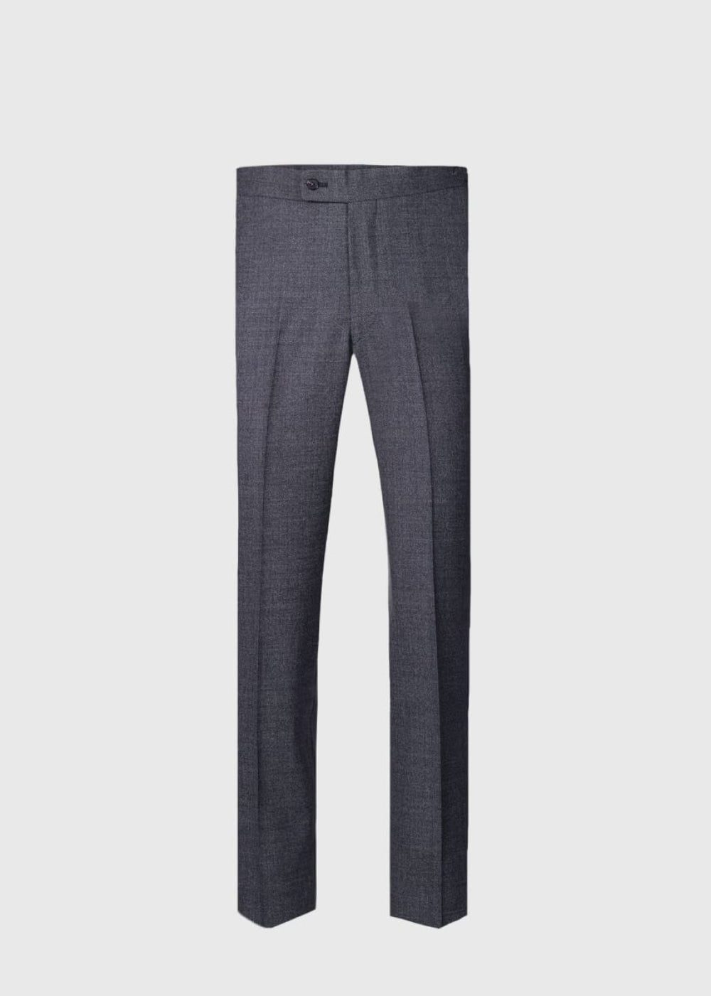 Heather Nailhead Wool Andrew Suit - Charcoal - 48 - Suit