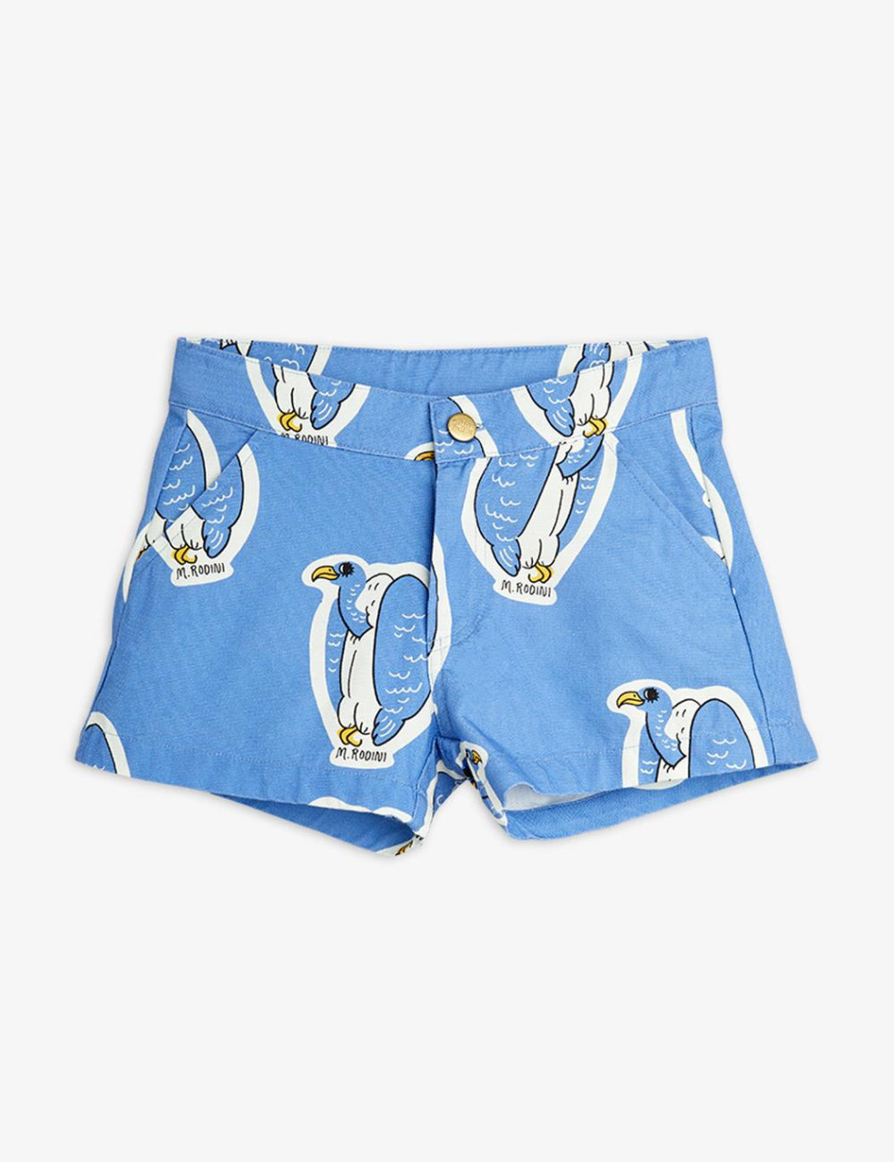 Heavy Cotton Woven Shorts - Blue - Shorts