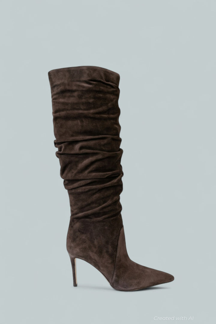 Heeled Boots - Brown - 8 1/2 US - Bootie