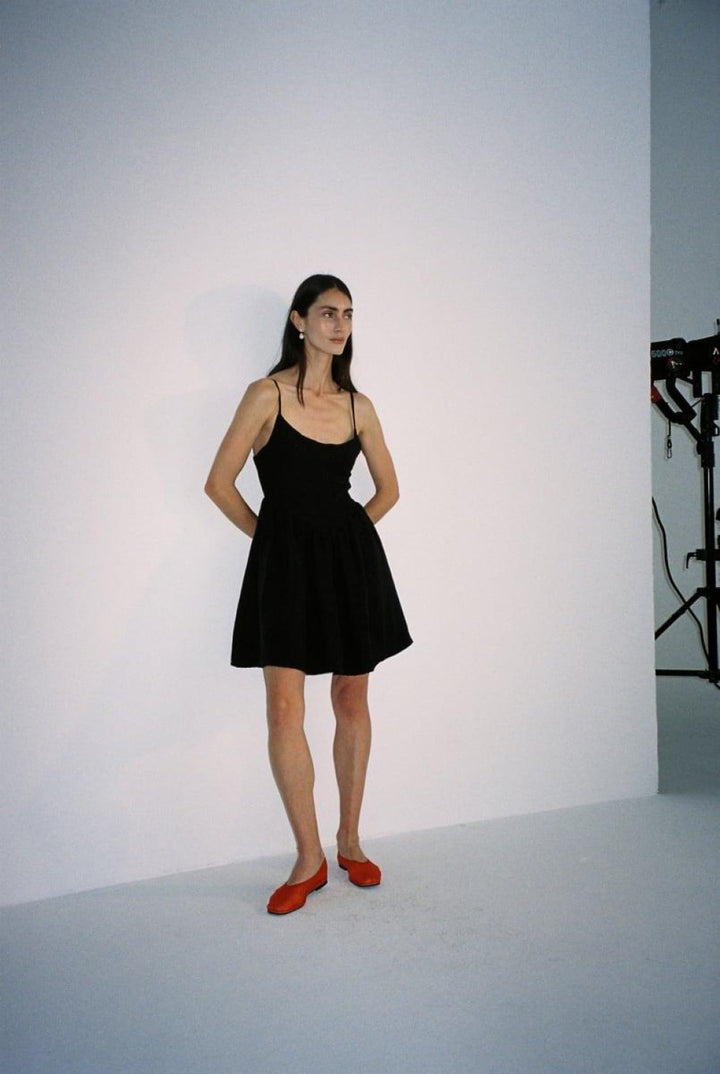 Hera Woman Short Dress Caviar - Dresses