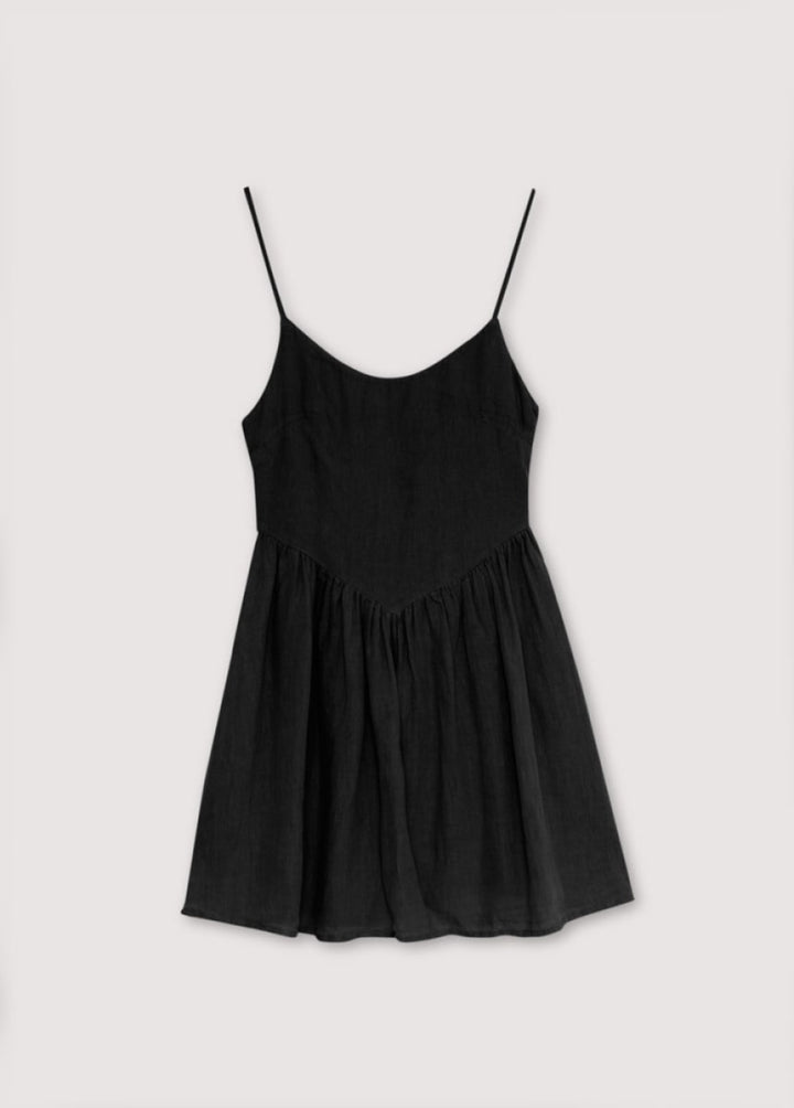 Hera Woman Short Dress Caviar - Dresses