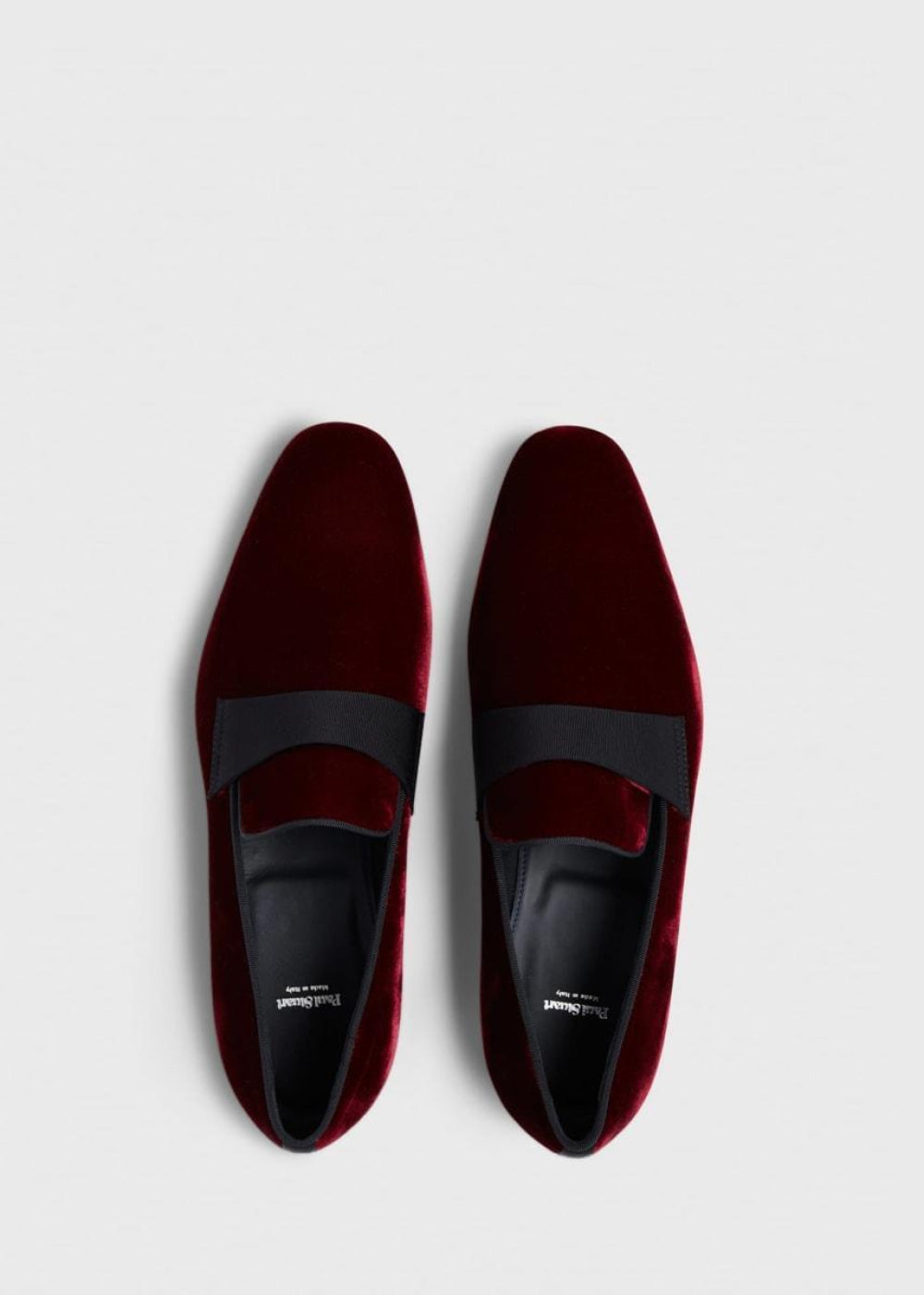 Heron Formal Slip-On - Wine Velvet - 8.5 - Loafers