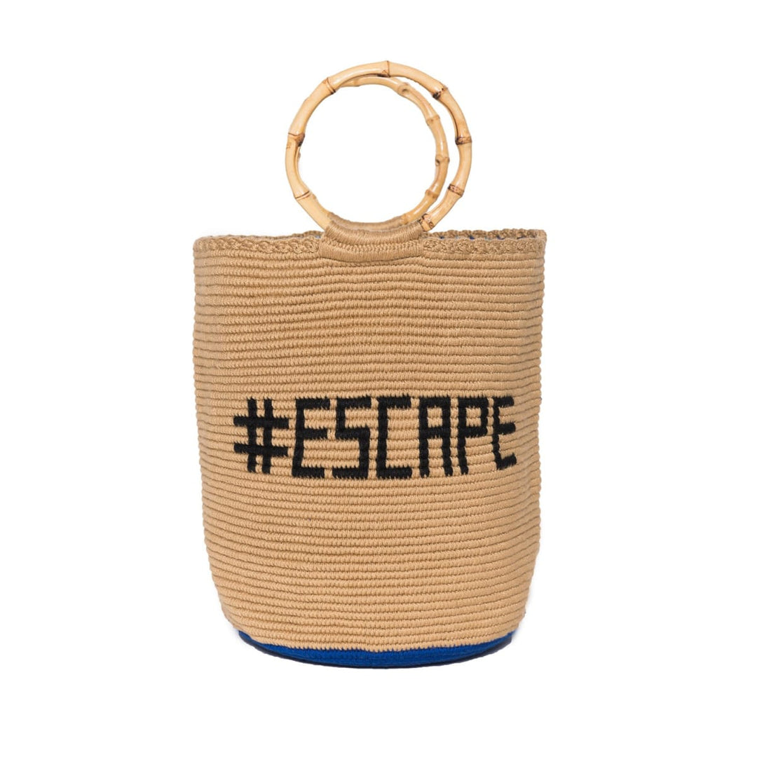Escape Handmade Bamboo Tote Handbag