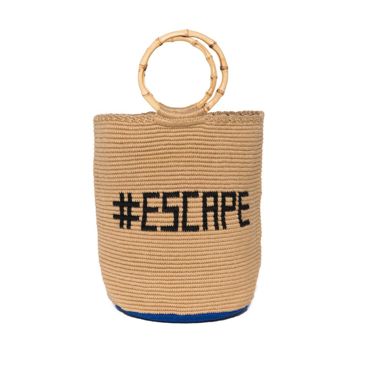 Escape Handmade Bamboo Tote Handbag