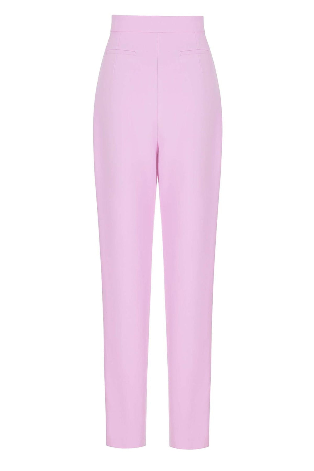 High Waist Carrot Pants - Pink - Trouser