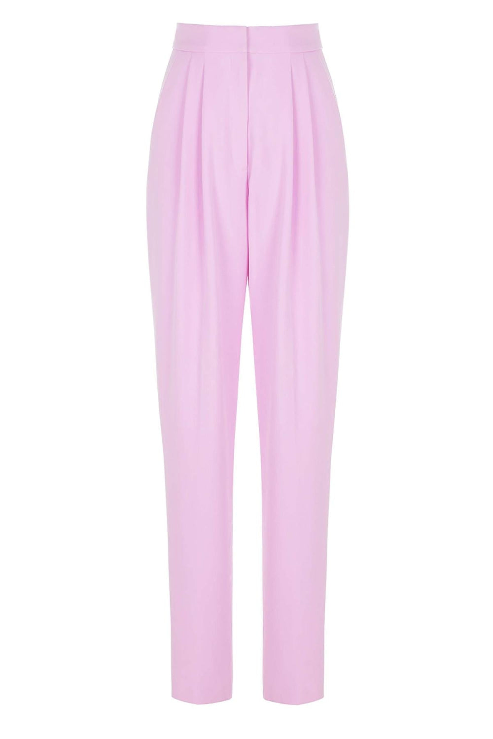 High Waist Carrot Pants - Pink - Trouser