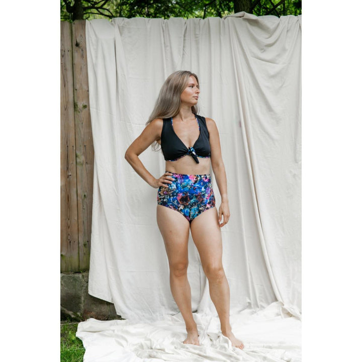 High Waisted Swim Trunk - M - Two Piece Swim