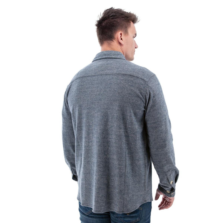 Oliver Fleece Overshirt - Dk Denim