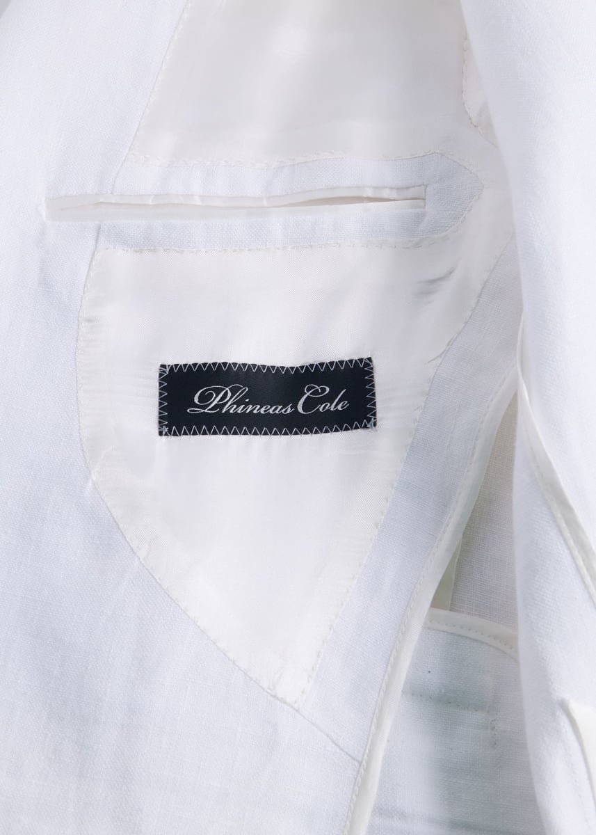 Phineas Cole Irish Linen Jacket - White
