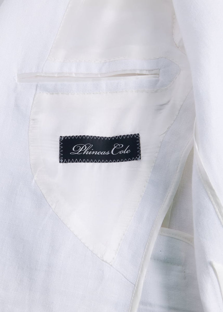 Phineas Cole Irish Linen Jacket - White
