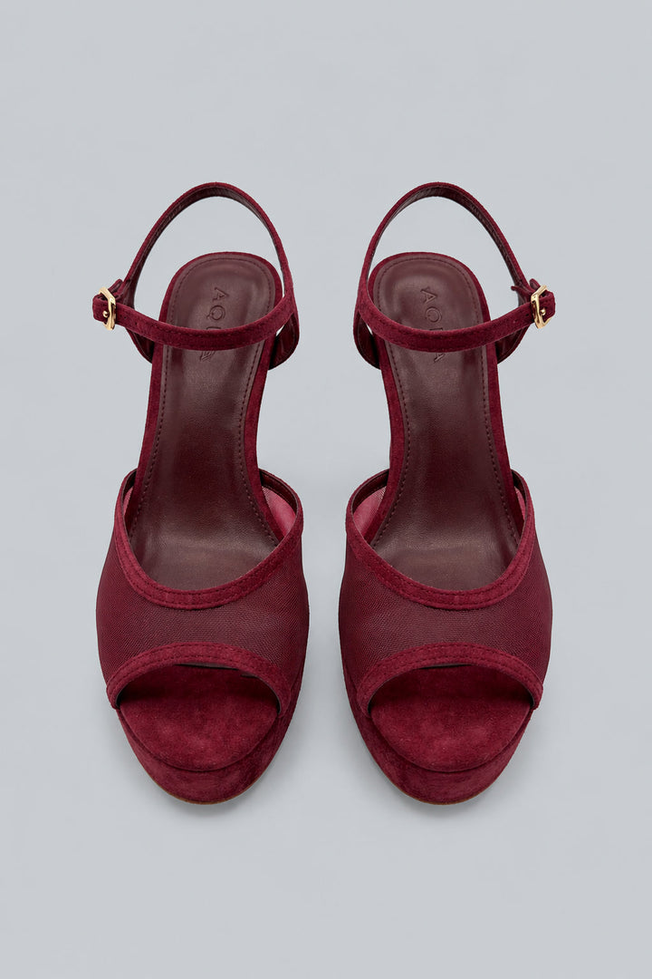 Poppy Platform Sandals - Bordeaux