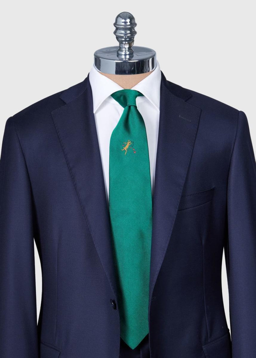 Holiday Cupid Reindeer Tie - Green - ONE SIZE - Tie