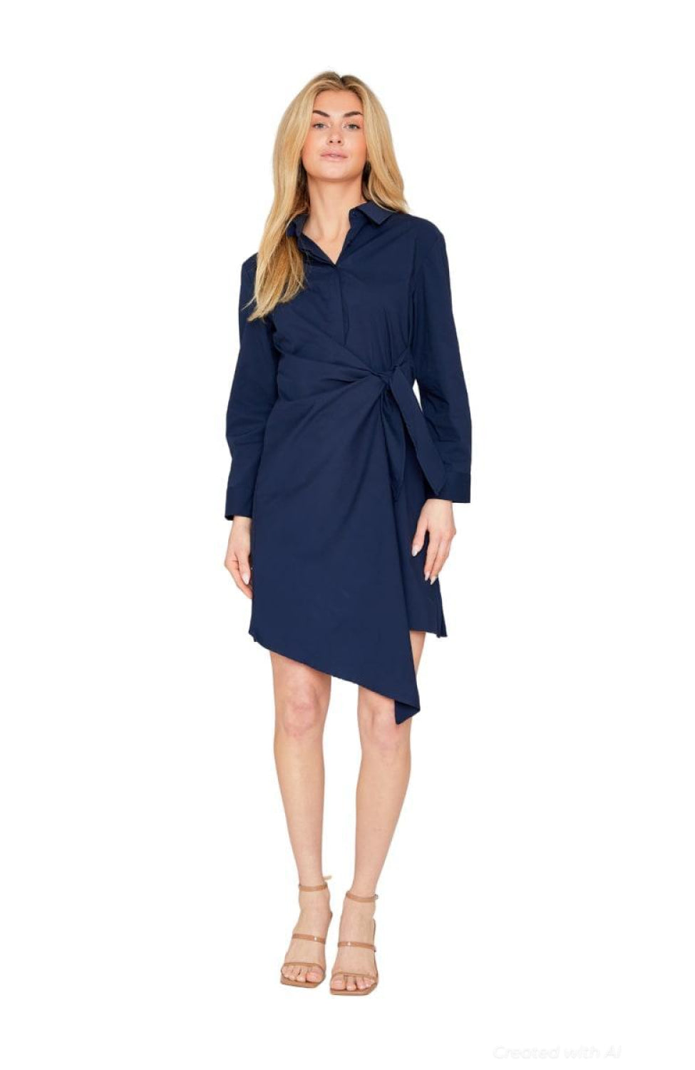 Holly Dress - Navy - Dresses