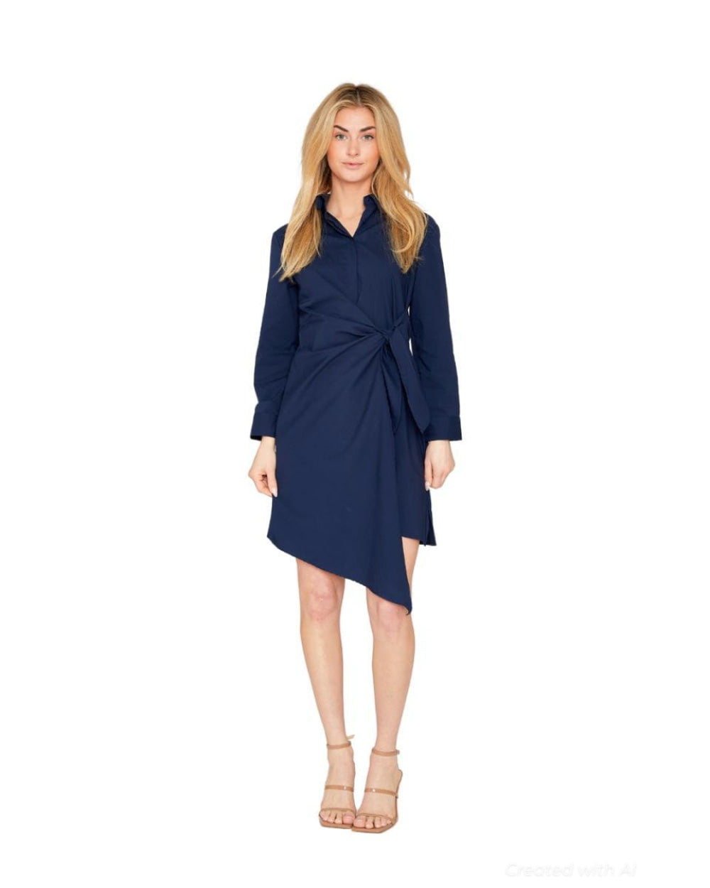 Holly Dress - Navy - Dresses