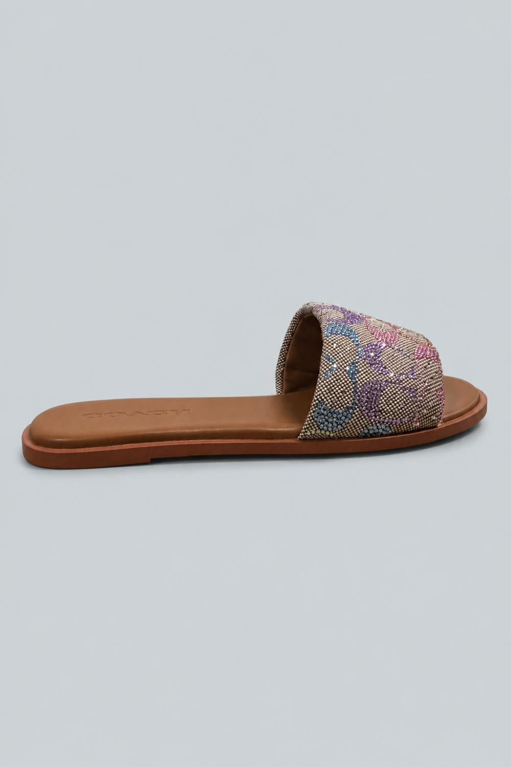 Holly Sandal Crystal Signature Jacquard - Rainbow Multi - 9 - Sandal