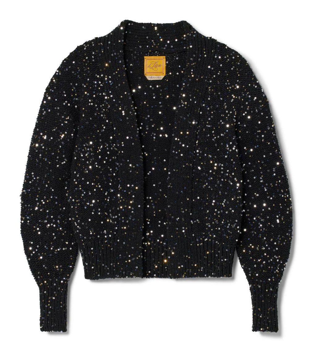 Hollywood Sweater Jacket - Black - Cardigan