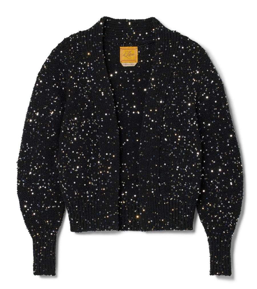 Hollywood Sweater Jacket - Black - Cardigan