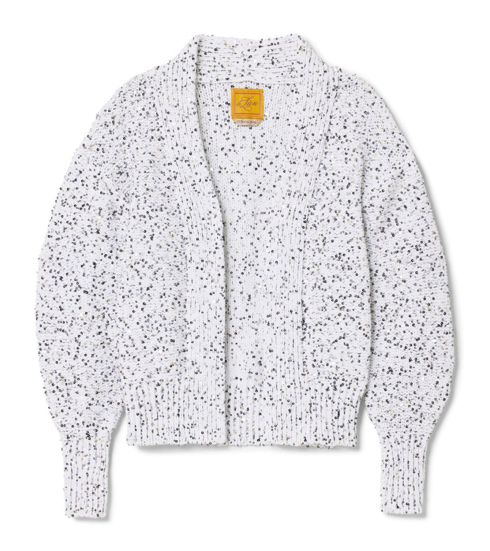 Hollywood Sweater Jacket - White - Cardigan