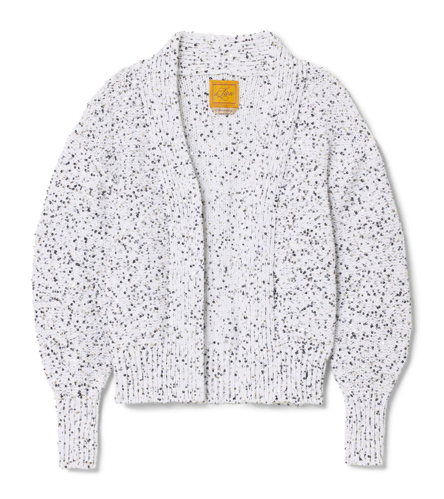 Hollywood Sweater Jacket - White - Cardigan