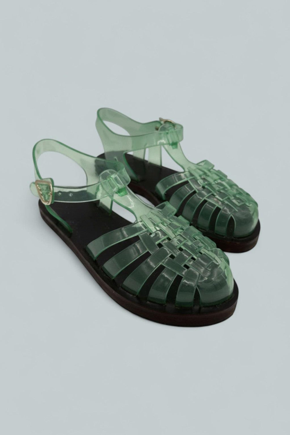 Homeria Jelly Sandals - Clear Aqua - 12 - Sandals