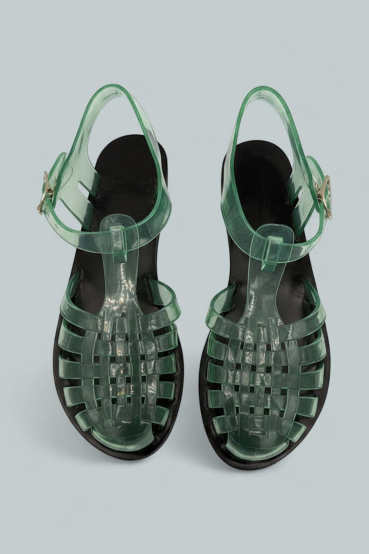 Homeria Jelly Sandals - Clear Aqua - 12 - Sandals