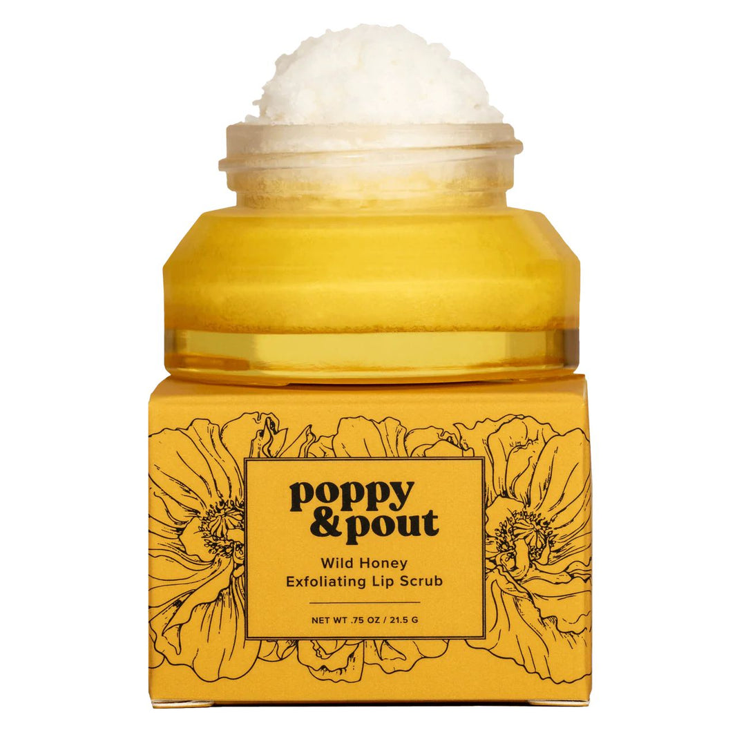 Lip Scrub - Wild Honey Lip Scrubs Poppy & Pout 