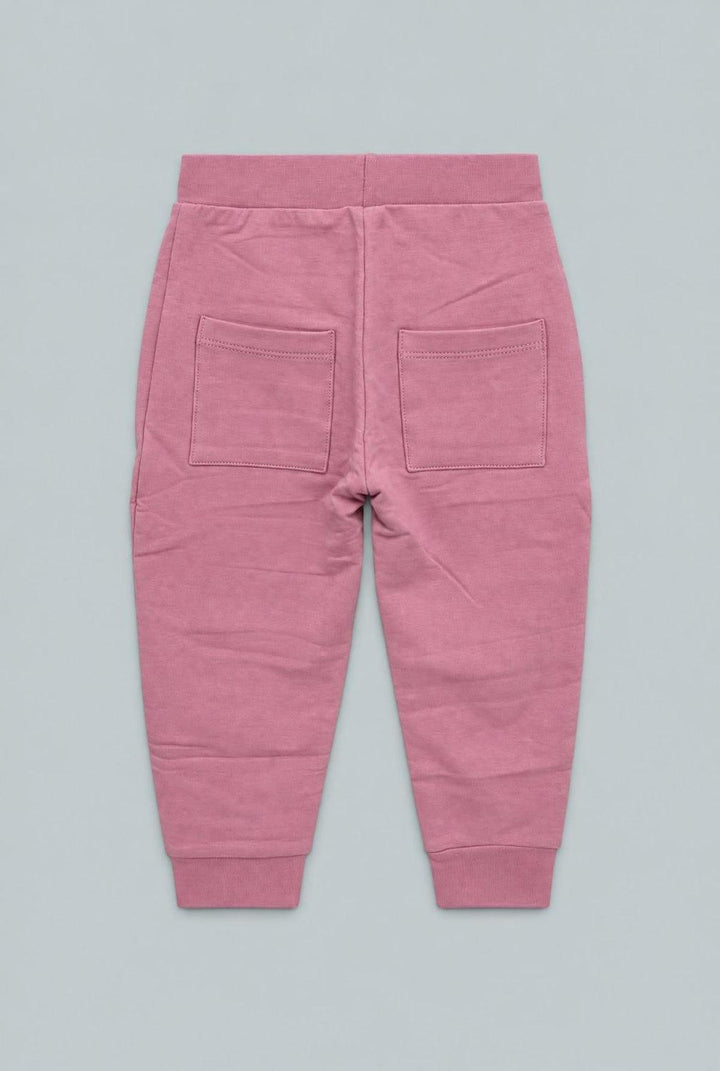 Hooded Jogger Set - Petunia Pink French Terry - Sweatshirt