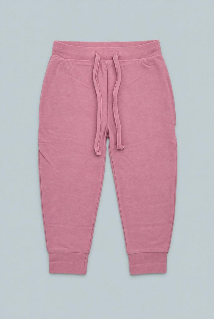 Hooded Jogger Set - Petunia Pink French Terry - Sweatshirt