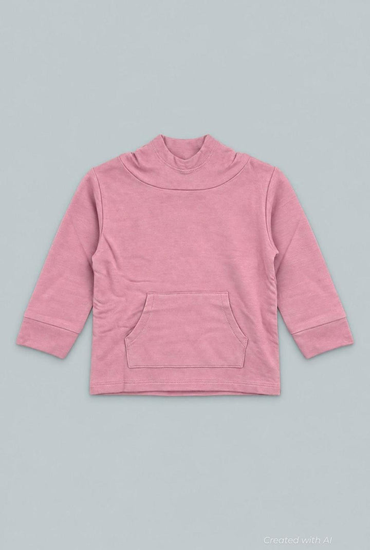 Hooded Jogger Set - Petunia Pink French Terry - Sweatshirt