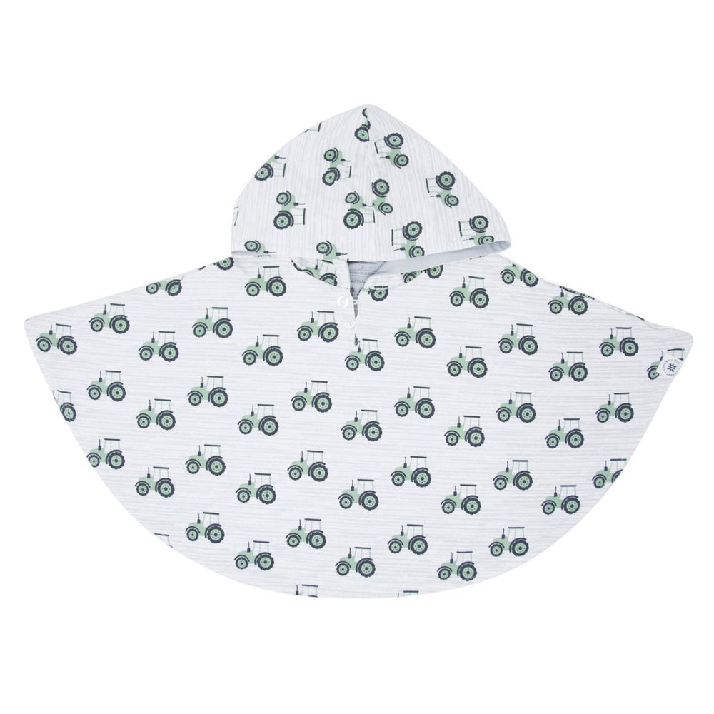 Hooded Poncho - Tractor/Glacial Grey - Poncho