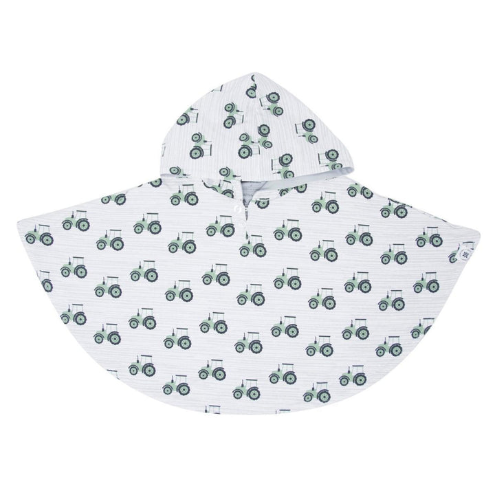 Hooded Poncho - Tractor/Glacial Grey - Poncho