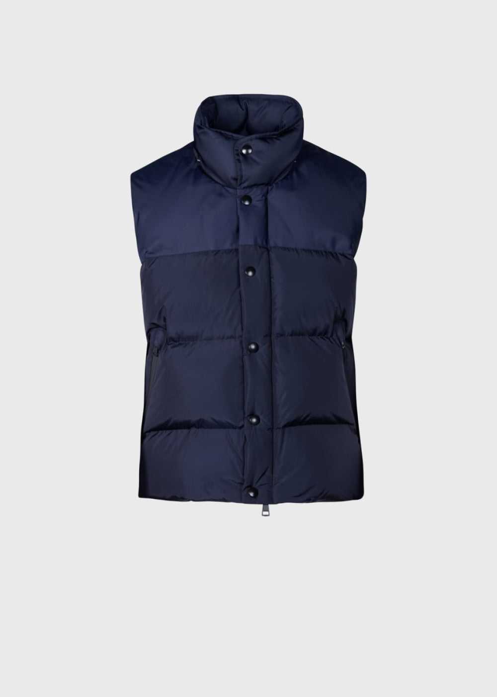 Hooded Puffer Vest - Navy - Vest