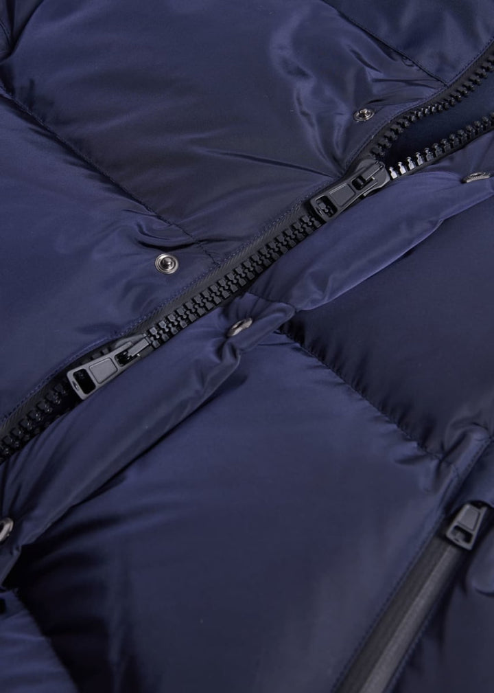 Hooded Puffer Vest - Navy - Vest