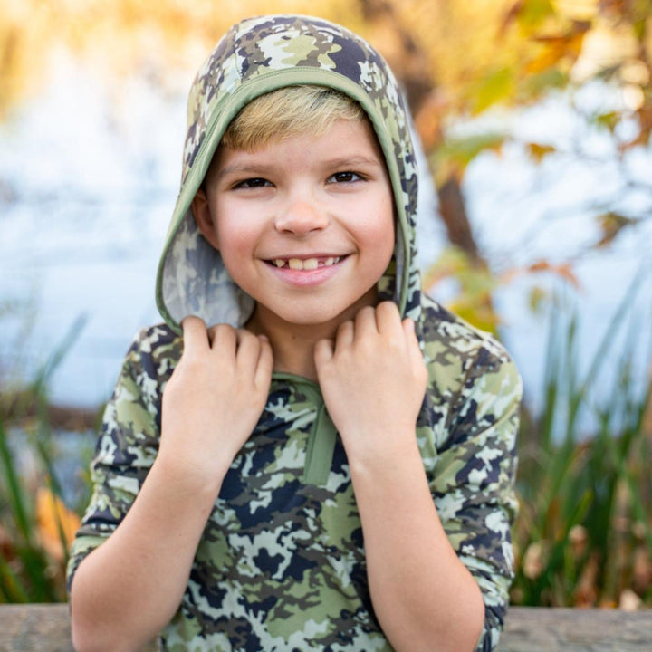 Hoodie - Green Camo - Joggers