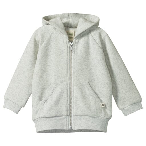 Sweatshirt Hoodie - Light Grey Marl Hoodies Nature Baby 