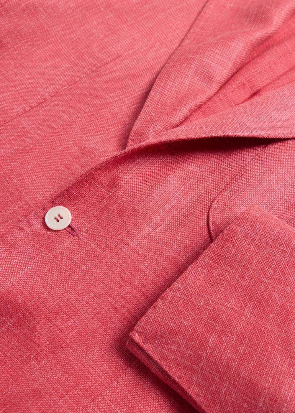 Hopsack Jacket - Coral - Blazer