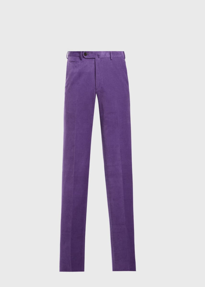 Horizontal Pincord Pant - Purple - 36 - Trouser