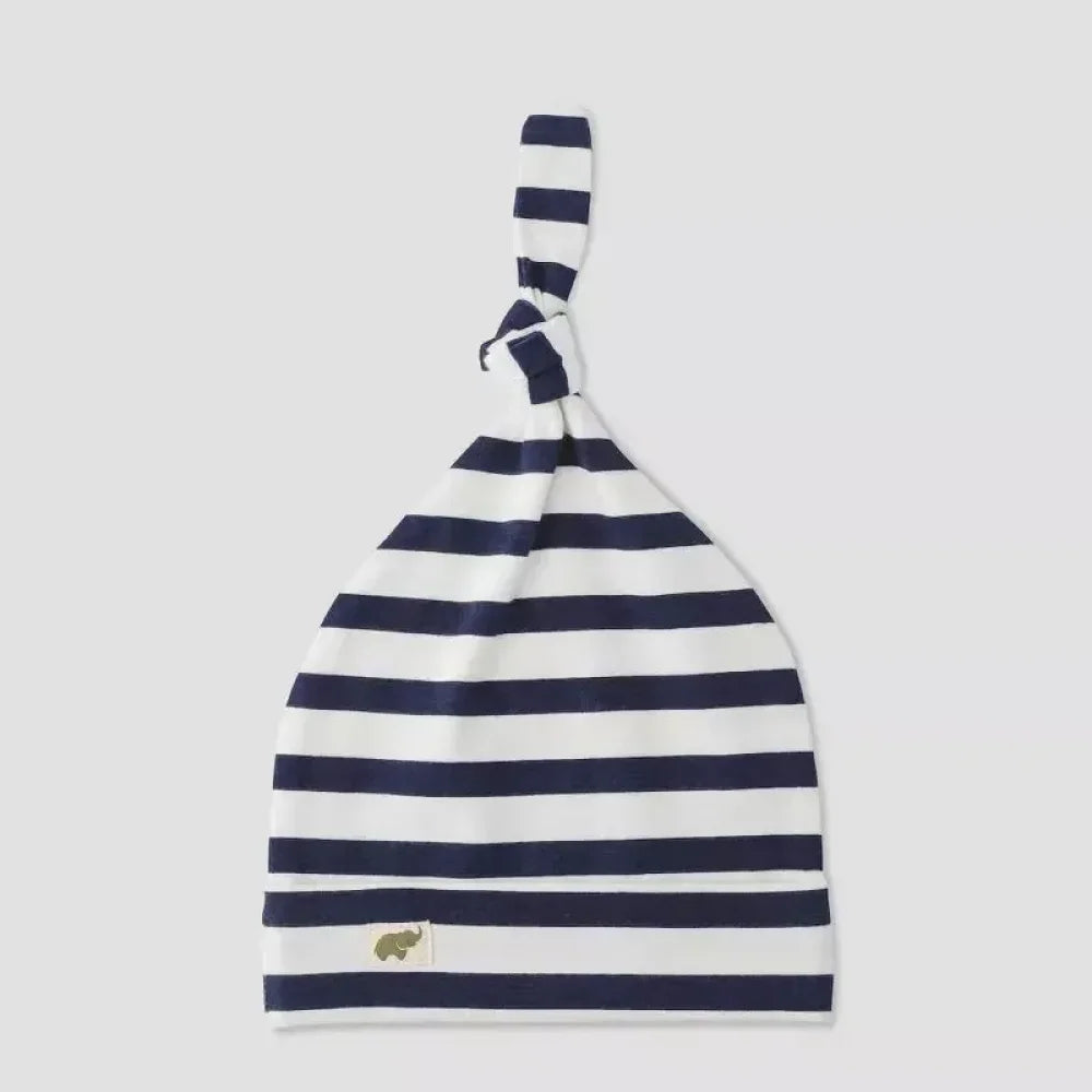 Hospital Cuddle Box - Navy Stripes - One Size - Blanket