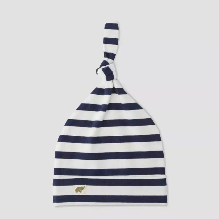 Hospital Cuddle Box - Navy Stripes - One Size - Blanket