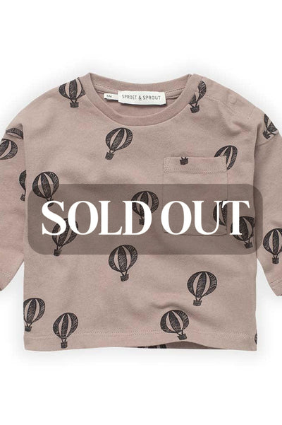 Hot Air Balloon T-Shirt - Mud - FINAL SALE - T-shirt