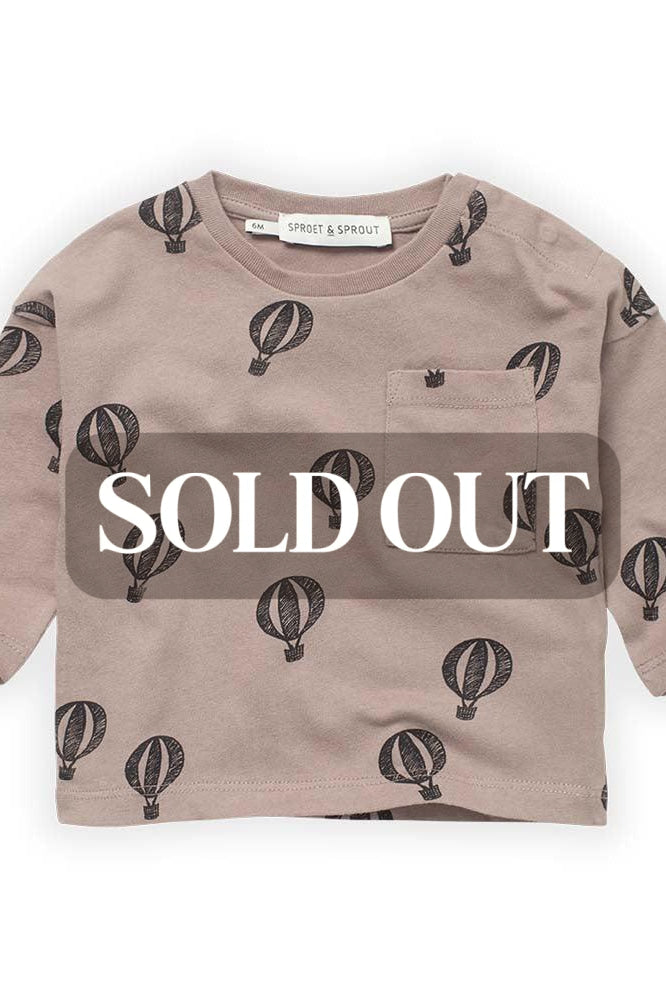 Hot Air Balloon T-Shirt - Mud - FINAL SALE - T-shirt