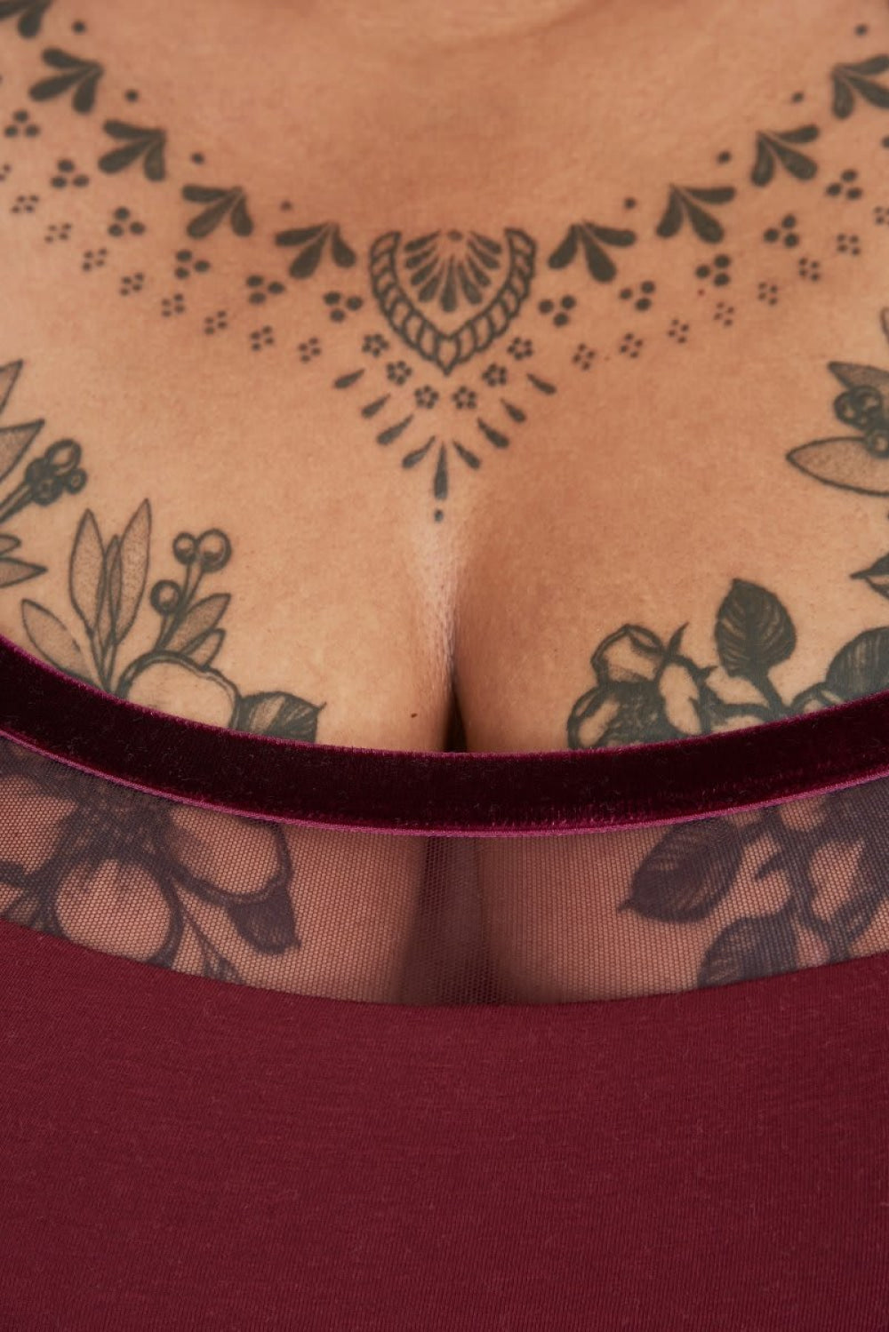 Hot Don’t Touch Strappy Bodysuit - Burgundy - FINAL SALE - 3XL/4XL - Bodysuit