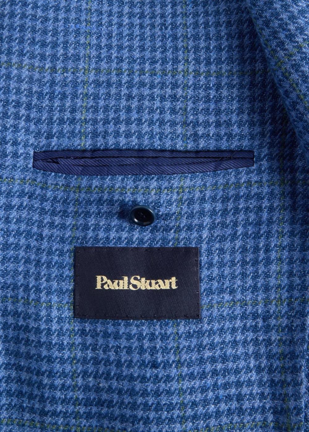Houndstooth Summer Jacket - Blue/Green - Blazer