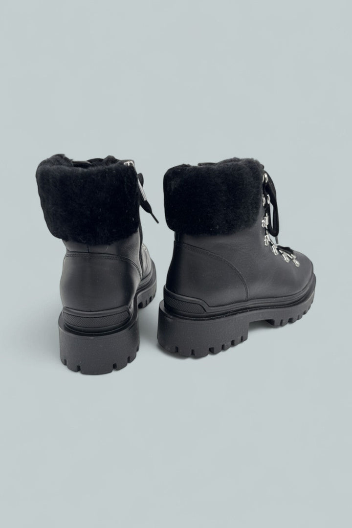 Coralie Ankle Boots - Black Nappa