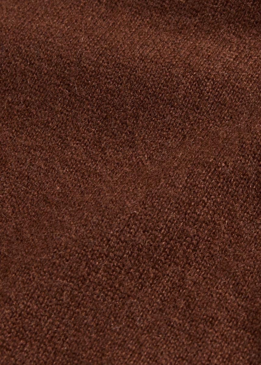 Cashmere Turtleneck Sweater - Brown