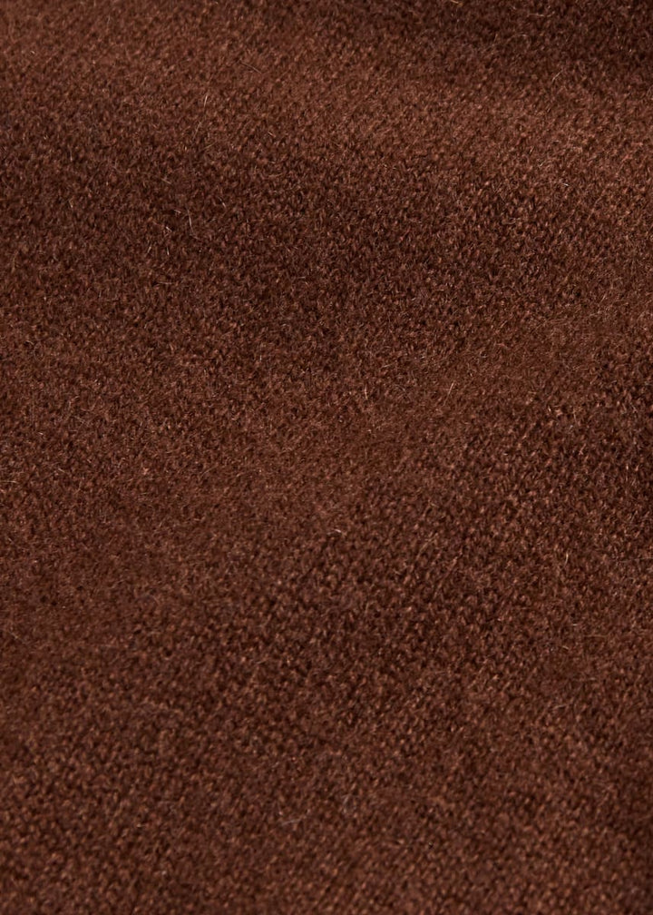 Cashmere Turtleneck Sweater - Brown