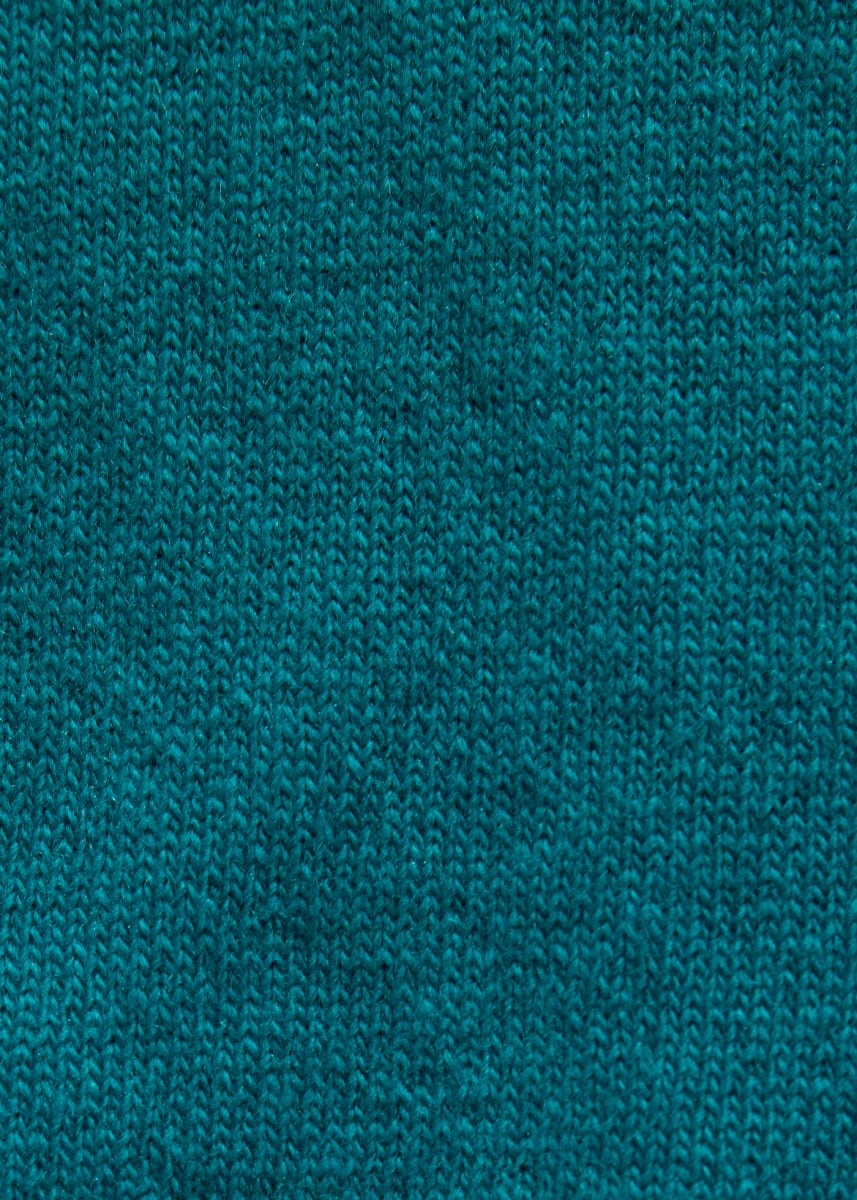 Long Sleeve Johnny Collar Pullover - Blue