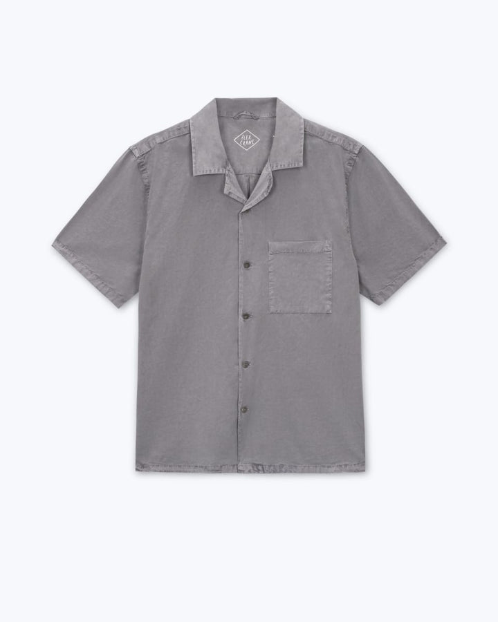 Air Cotton Camp Shirt - Silver