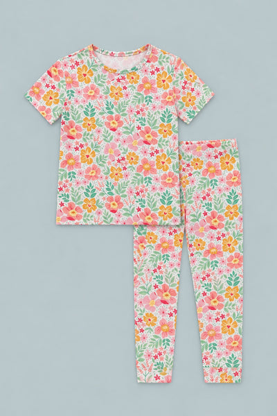 Big Kid Pajama S/S - Fantasy Flower