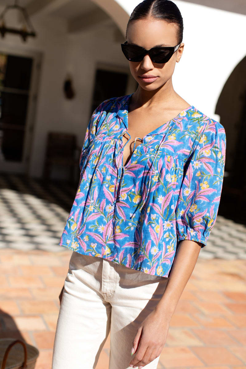 Puff Isla Top - Aanyas Garden Organic